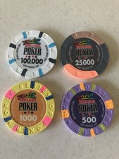 LOT OF 4 WORLD SERIES OF POKER