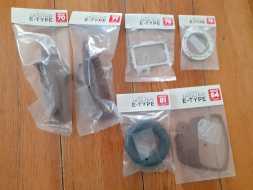 Deagostini type jaguar parts - deagostini,