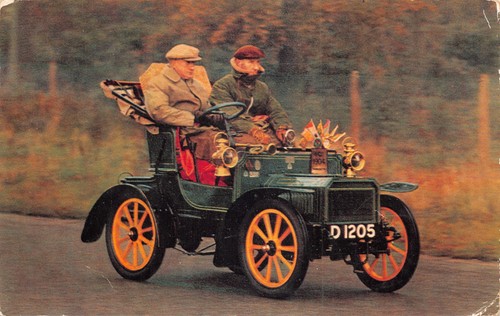 Old motor cars postcards 1904 - old,