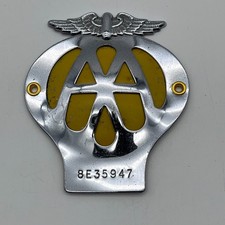 Vintage AA Car Badge –