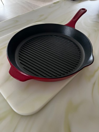 Aga red cast iron - red, grill