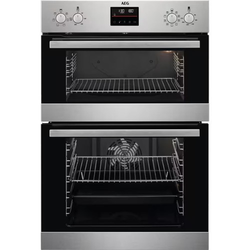 Double oven aeg dcb535060m - double,