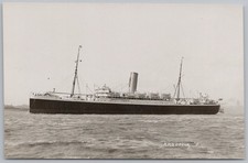 SS OROYA (1886) Pacific Steam Navigation Co Ship Postcard