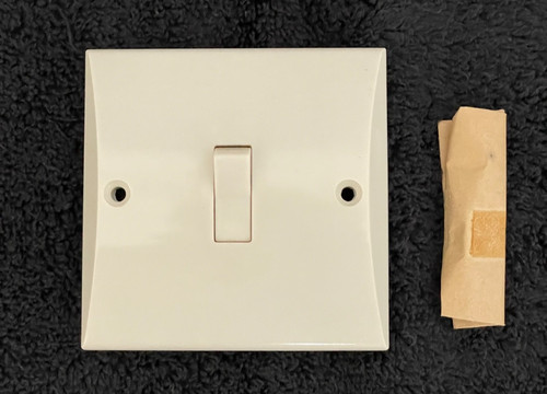 Vintage falks white bakelite - white,