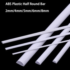 2mm-6mm ABS Half-Round Bar
