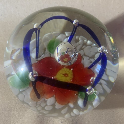 Large vintage flower bubble - vintage,