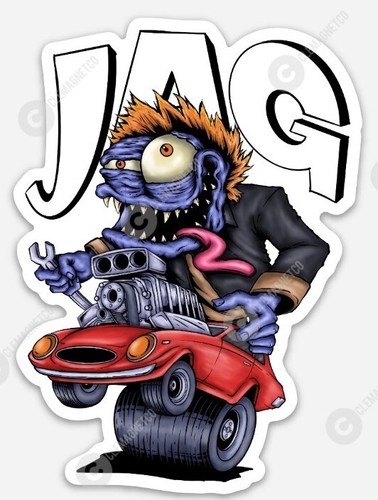 Jag sticker oddrods odd - odd, rod