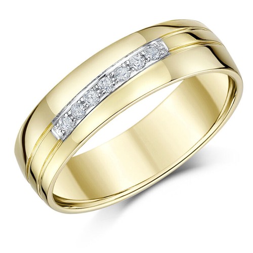 6mm 9ct yellow gold diamond - 6mm,