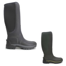 Hunter Mens Boots Field Balmoral Hybrid Tall Slip-On Calf Length Synthetic