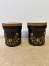 denby bakewell storage jars x