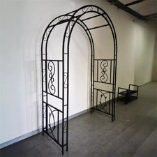 Heavy duty iron garden arbor - iron,