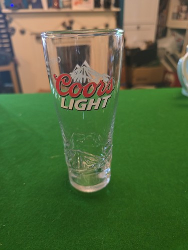 Coors light half - light, glass