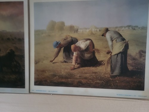 Framed picture the gleaners - picture, by