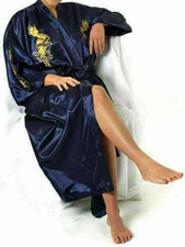 Men's Retro Silk Satin Kimono