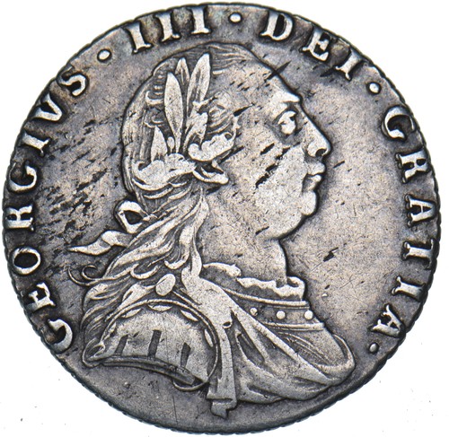 1787 sixpence george - 1787, iii