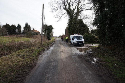 Photo 6x4 openreach van on - photo,
