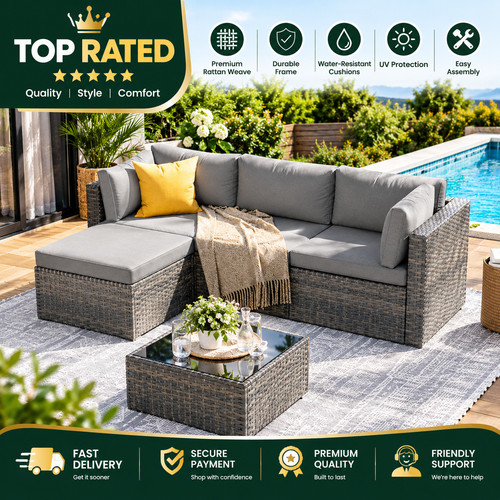 Seater rattan garden - rattan,
