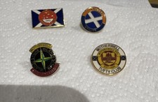 Aberdeen,Motherwell,Dundee Hooligan Pin Badges-Soccer Casuals