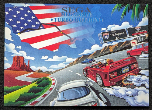 Turbo outrun mega drive sega - turbo,