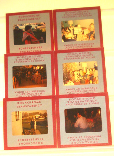 Kodachrome slides red border - slides,