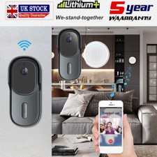 🧡Wireless WiFi Smart Door Bell Ring HD Video Intercom Camera Bell Security CCTV