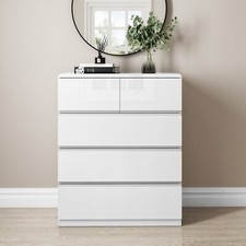 Chest of Drawers White Gloss