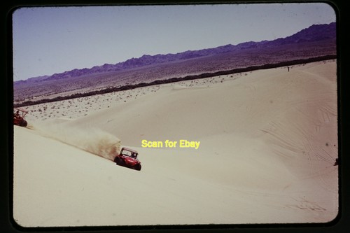 Dune buggy car - driving, in