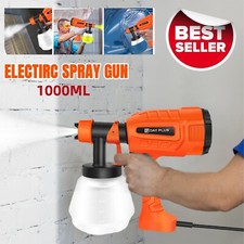 2000W Handheld Electric Paint Sprayer 1000mL HVLP Airless Spray Gun Wall Fence
