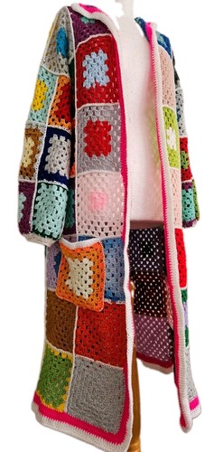 Handmade crochet granny square - handmade,