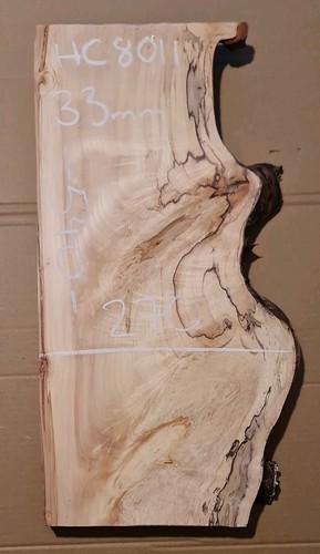 Spalted chestnut slab - spalted,