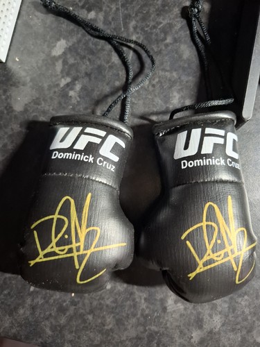 Mini signed dominick cruz ufc - signed,