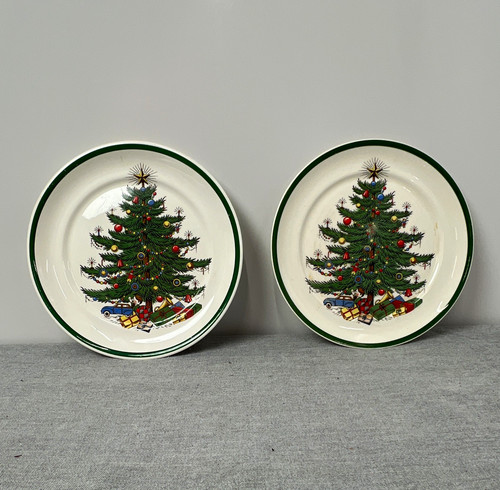 Vintage spode christmas tree - vintage,