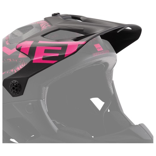 Met parachute visor - met, black