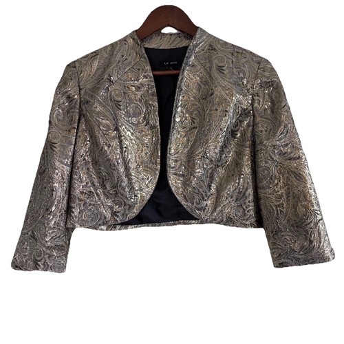 Bos gold paisley bolero - bos,