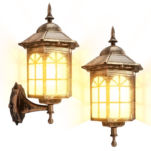 Solar wall lantern - wall, lights