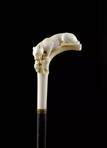 Wooden walking stick - , hand