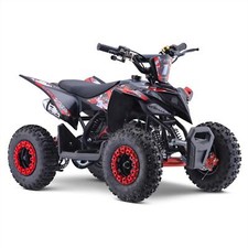 FunBikes Excite 50cc Premium Red Kids Petrol Mini Quad Bike
