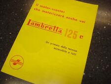 Lambretta Model C Sales