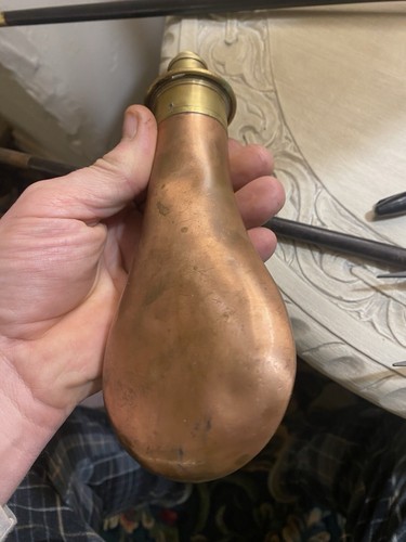 Hawksley vintage powder - , flask