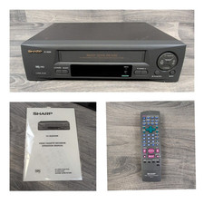 SHARP VC-M303HM VHS HQ Recorder VCR Video Cassette Player LP Inc Remote & Manual
