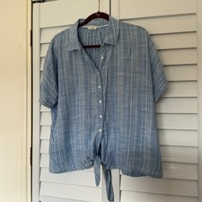 Fat Face Tie Front  Blouse 