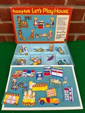 Vintage Fuzzy Felt LET'S PLAY