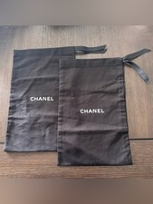 Chanel Dust Bag Lot of 2 Black