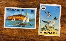 2x Vintage Grenada Stamps –