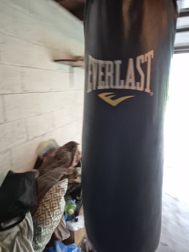 Everlast punching bag - punching,