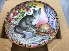 AYNSLEY   CAT PLATE   SUMMER