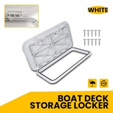 White Marine Deck Access Hatch