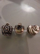 Lovelinks 925 Sterling Silver Charms X 3
