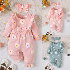 Newborn Baby Girl Floral Long