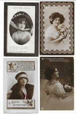 4 Real Photo Greetings Vintage